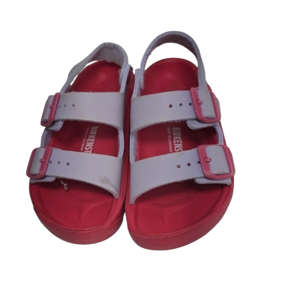 Birkenstock Mogami Sandals Girl Euro‎ 29  11-11.5 US  Pink Purple Buckle Straps